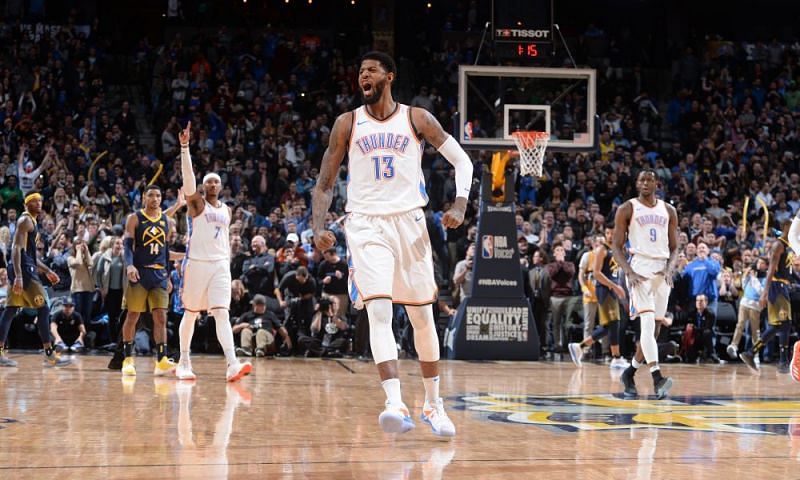 Paul George scored 43 points but the Thunder could not get the win