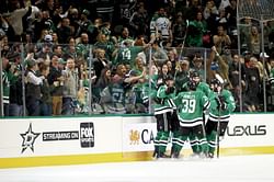 Heiskanen, Ritchie score in 3rd, Stars beat Sharks 3-2