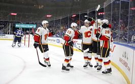 Tkachuk gets 1st goal in hometown, leads Flames over Blues