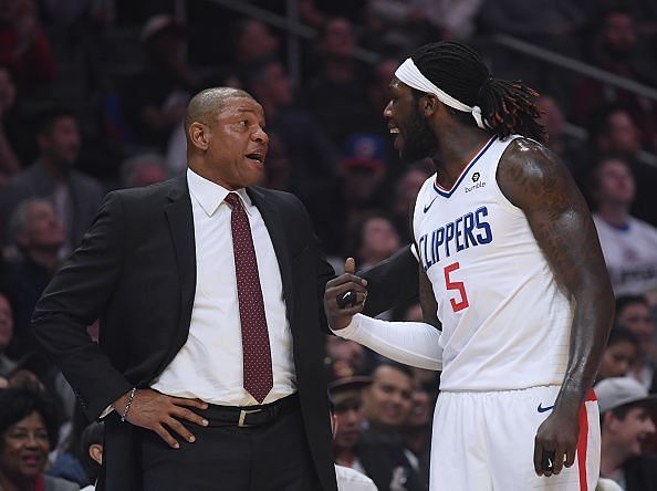 Doc Rivers and Montrezl Harrell