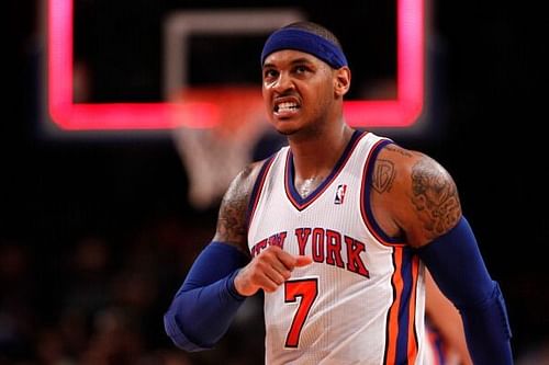 Carmelo AnthonyÂ played for New York between 2011 and 2017