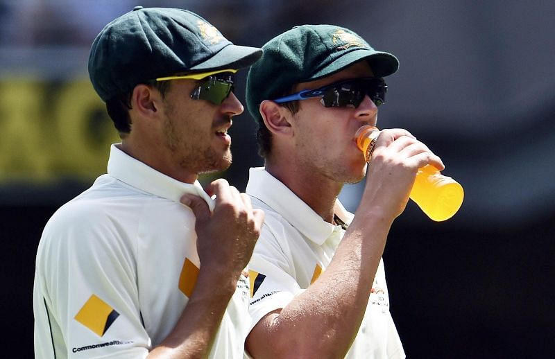 Starc and Hazlewood made a useful contribution with the bat
