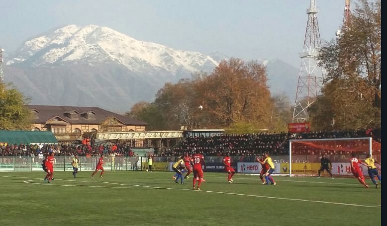 The I-League had a new venue for the fans