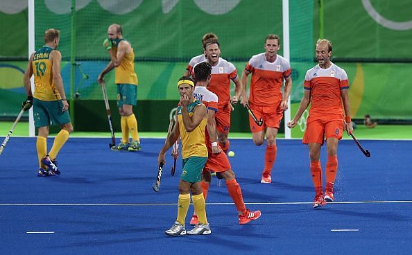 The Dutch beat Australia 4-0 in a revenge match in the Rio quarterfinal