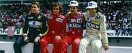 The famed gang of 4 - Senna, Prost, Mansell and Piquet