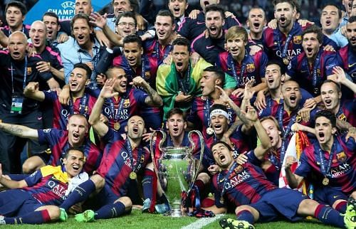 barcelona last champions league