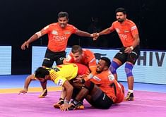प्रो कबड्डी लीग 2018: यू मुम्बा ने गुजरात फॉर्च्यूनजायंट्स को 36-26 से हराया