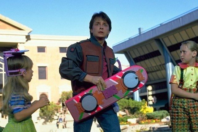 Little girl! I need to borrow your... hoverboard?