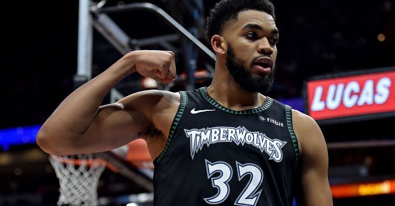 Towns powered the Wolves to victory against the Heat