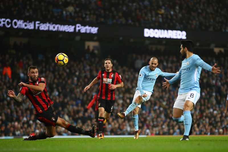 Manchester City hosted Bournemouth at the Etihad stadium on Saturday