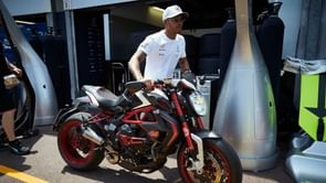 Hamilton suffers minor crash during motorbike test at Jerez