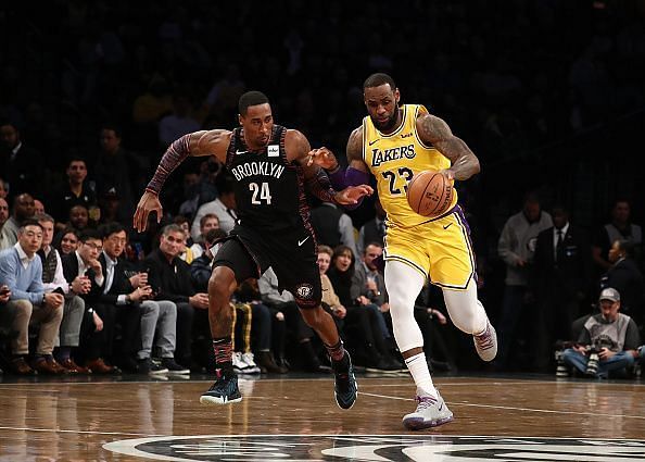 Los Angeles Lakers v Brooklyn Nets