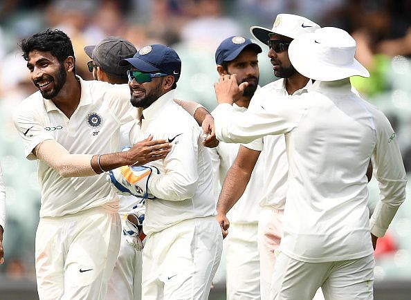 Jasprit Bumrah, Rishabh Pant and Hanuma Viharimade their Test debuts in 2018