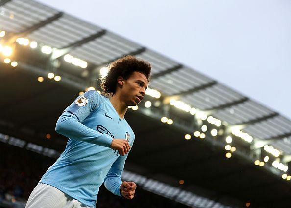 A menacing performance: Leroy Sane