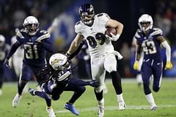 Jackson leads surging Ravens to 22-10 victory over Chargers