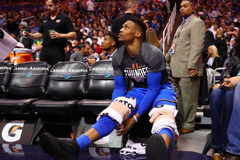 An Injured Russell Westbrook