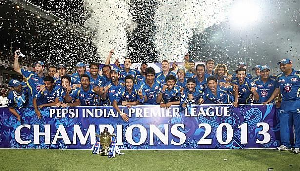 Mumbai Indians were crowned&Acirc;&nbsp;as the IPL 2013 champions