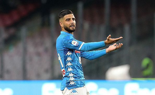 Insigne in action against S.P.A.L