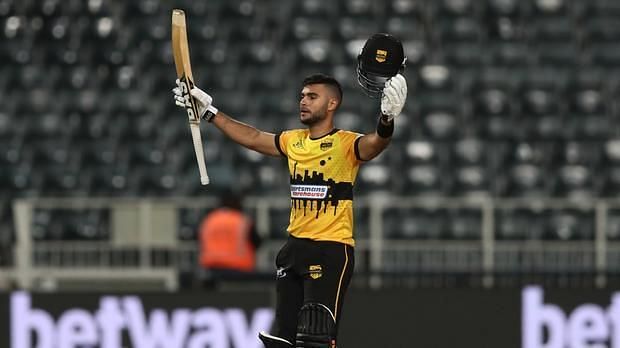 Hendricks celebrates his century for Jozi Stars