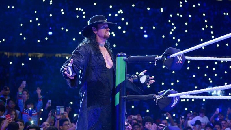The Undertaker at the Greatest Royal Rumble.