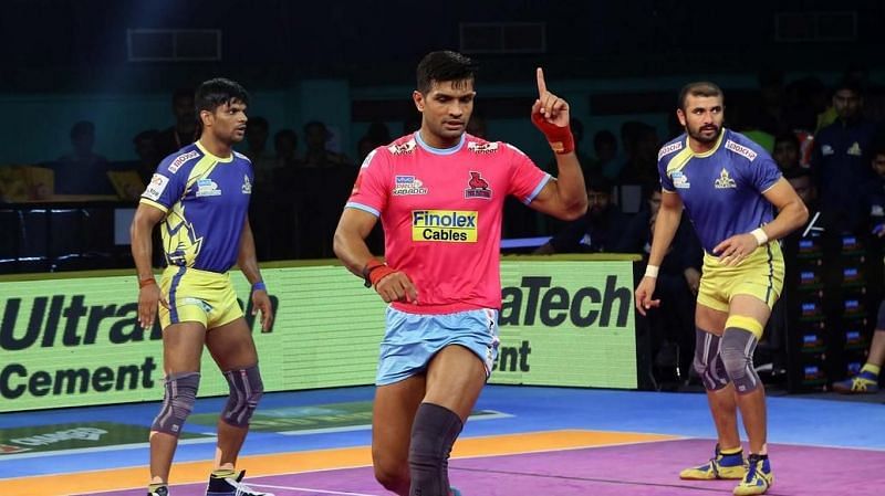 Jaipur went full throttle against the Tamil Thalaivas