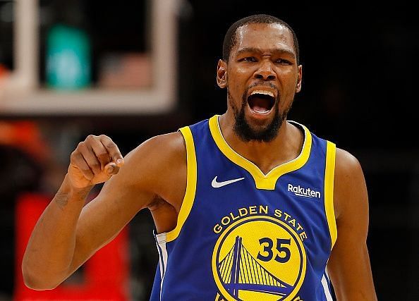 Kevin Durant took care of business in the absence of Curry