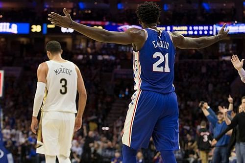 Joel and the 76ers take on the Toronto Raptors