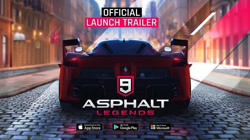 Asphalt 9&#039;s advertising picture, released in July this year