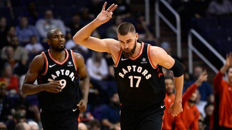 Toronto&#039;s big men dominated the Sixers in the paint