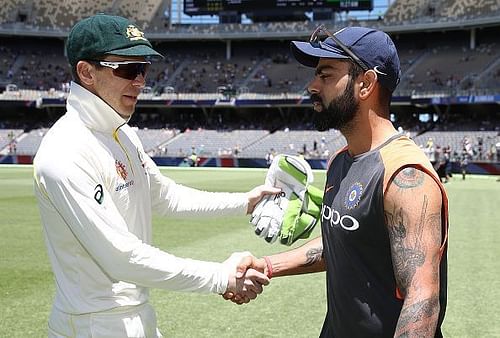 Tim Paine & Virat Kohli