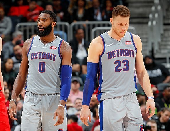 #0 Andre Drummond and #23 Blake Griffin