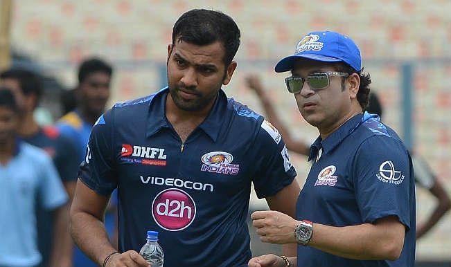 Image result for rohit sharma and sachin