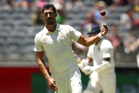 Mitchell Starc ramped up the heat during Australia v India - 2nd Test
