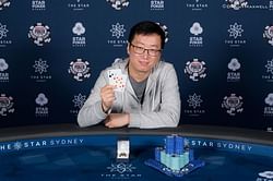 Jun Wang Seizes WSOPC Sydney Opening Event for $83K