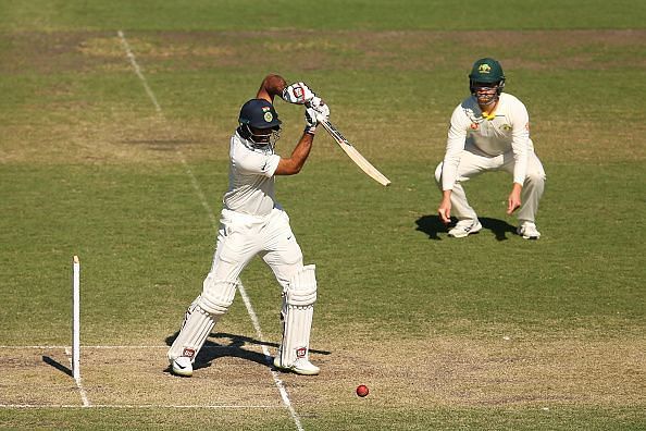 Hanuma Vihari solid techniques was a display at Perth