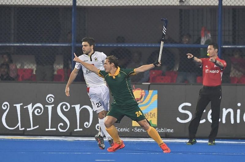 South Africa earned a shock lead in the first quarter