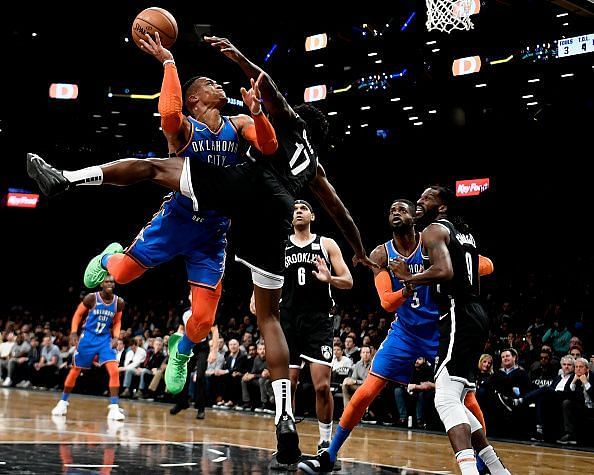 Oklahoma City Thunder v Brooklyn Nets