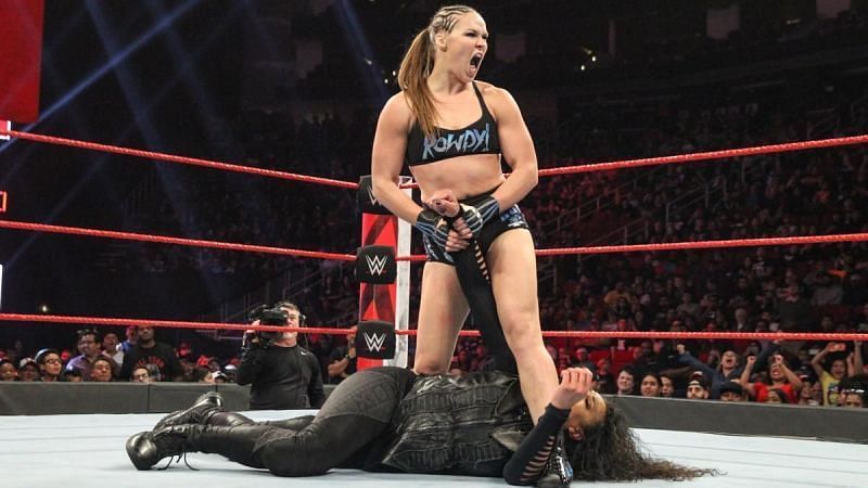 Rousey made a bold statement on Raw by locking the armbar on Tamina,