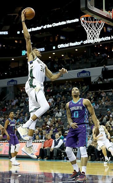 Milwaukee Bucks v Charlotte Hornets