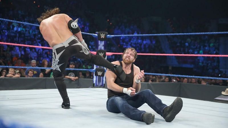 Dean Ambrose and AJ Styles had feuded in the past