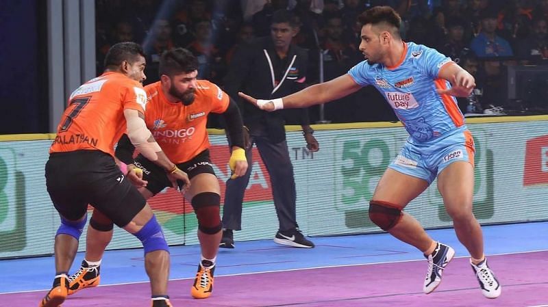 Maninder Singh was the top raider for the Bengal Warriors