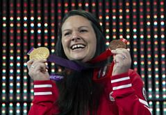 Canadian weightlifter upgraded to Olympic gold, bronze