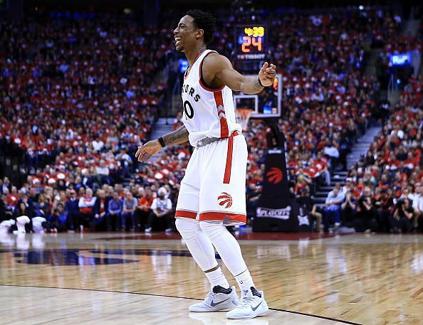 With arguably his best all around career stat line, DeMar Derozan averaged  22/5/5 on 52.6% this season. Get with DeMar and the Spurs.…