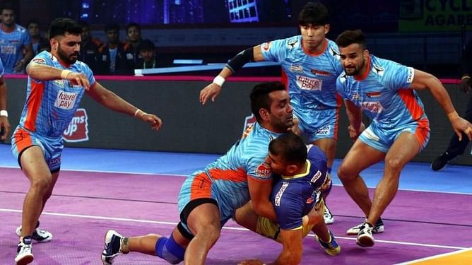 PKL 2018, Warriors v Thalaivas: Jang Kun Lee's Super-10 leads the Warriors to a win in their first home game