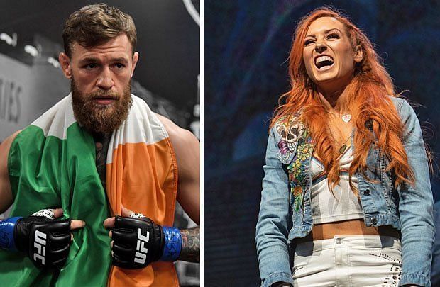 Conor McGregor and Becky Lynch
