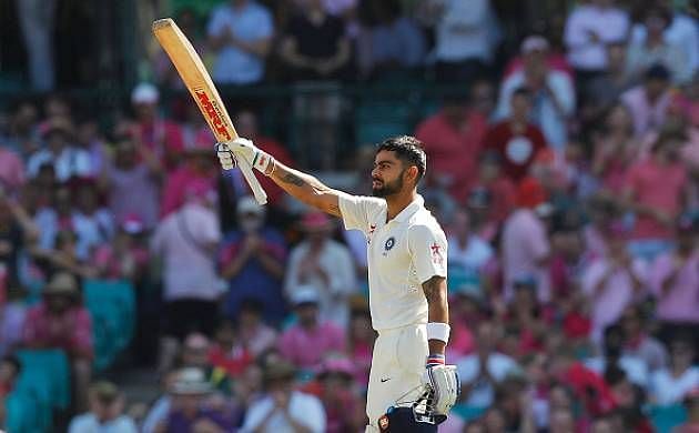 Kohli at the pink test in 2015