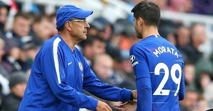 Morata has not been at his best for the Blues this season