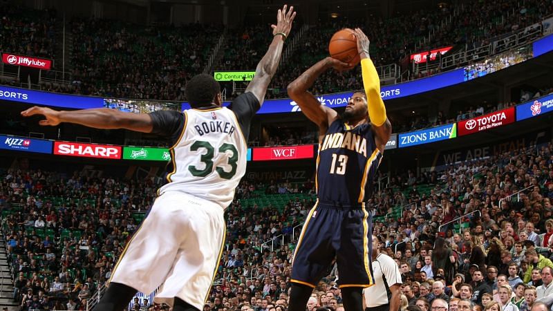 Paul George exploded for career-high 48 points against the Jazz