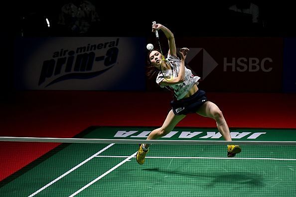 Beiwen Zhang at the Indonesia Open