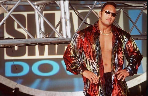 The Rock in his prime on SmackDown
